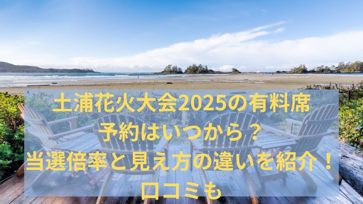 土浦　花火　有料席